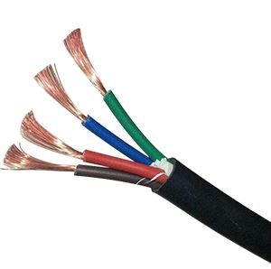 4-adriges PVC-isoliertes Kabel