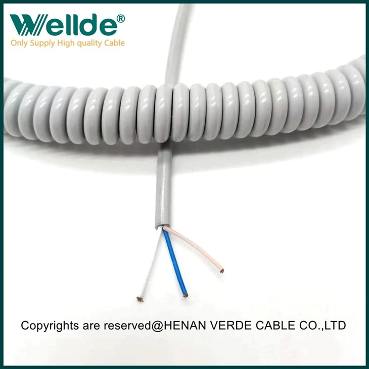 3 Core 1.0mm Coiled Cable