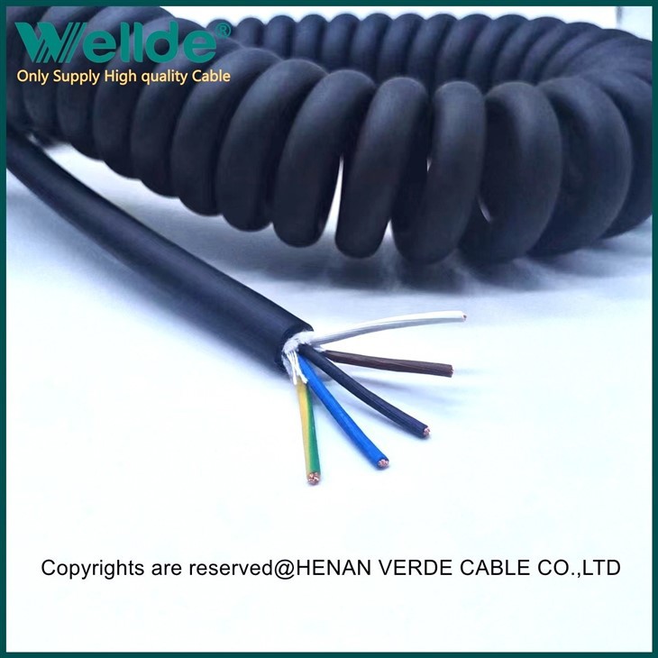 5 Core 1.5mm Spiral Cable