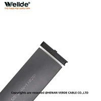 100 mm graues Flachbandkabel