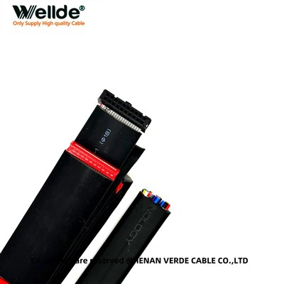 Flammbeständiges flexibles PVC-Flachkabel